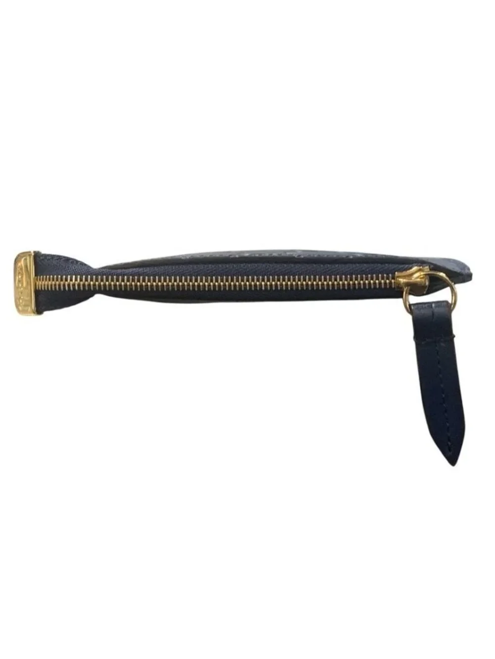 Gucci Guccissima Coin Case Key Navy GG Pattern